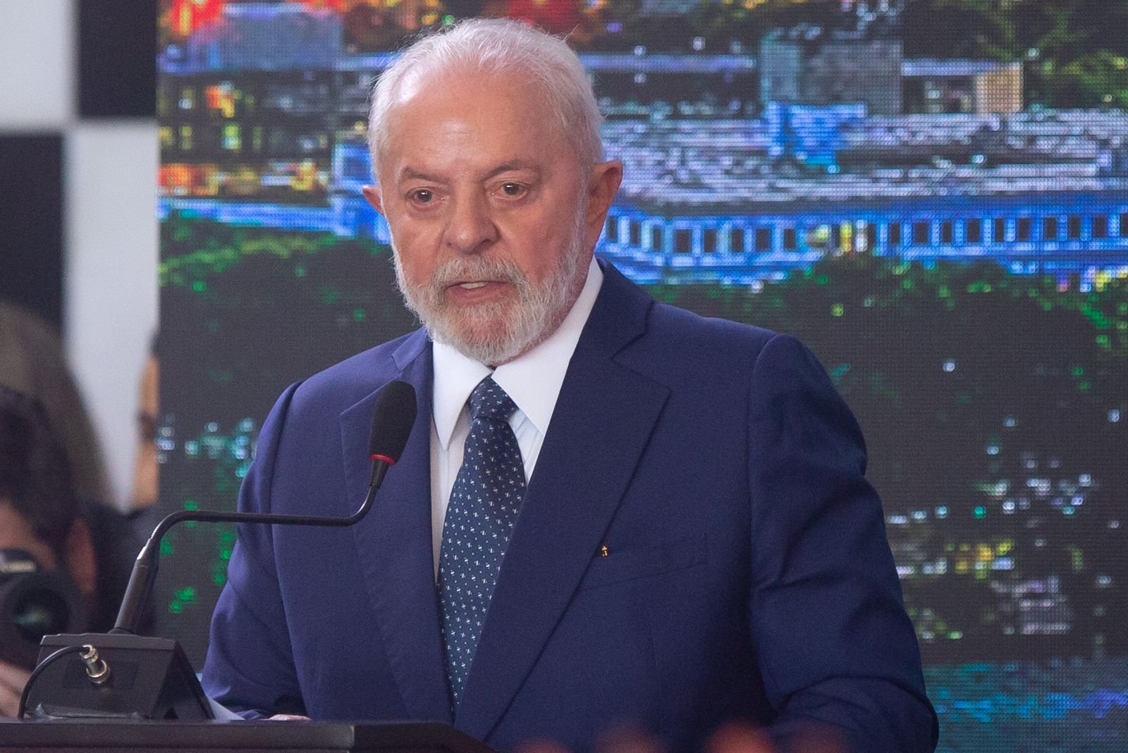 Presidente Lula durante solenidade no Congresso Nacional - metrópoles
