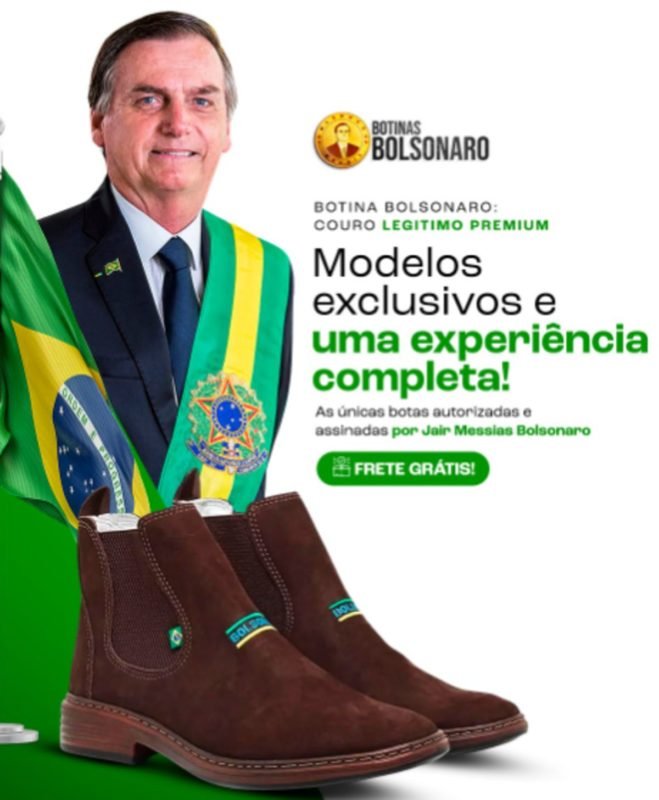 Imagem colorida de calçados bolsonaro - Metrópoles