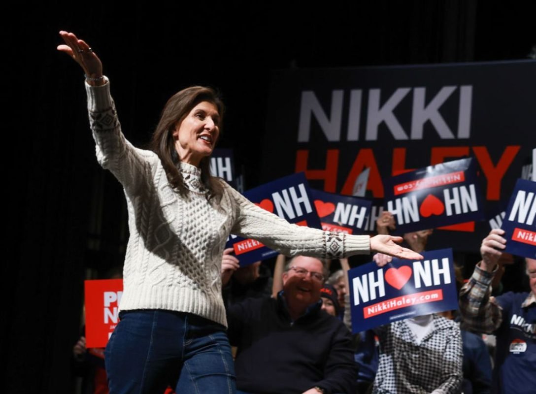 Imagem colorida da candidata republicana Nikki Haley - Metrópoles