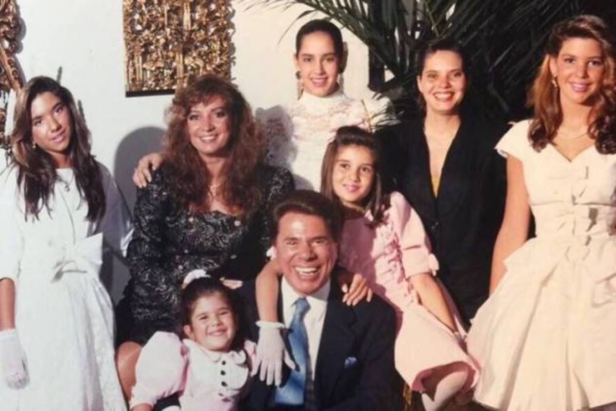 Silvia Abravel com a família