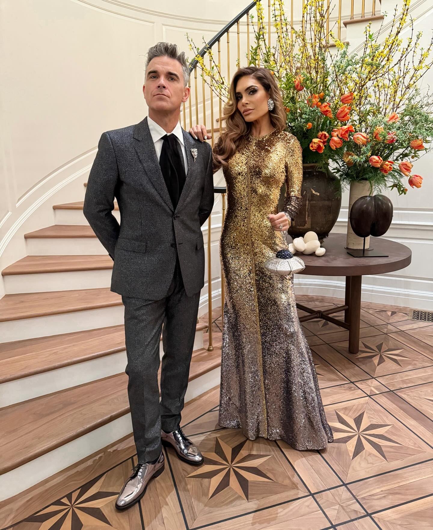 Robbie Williams e Ayda Field Williams