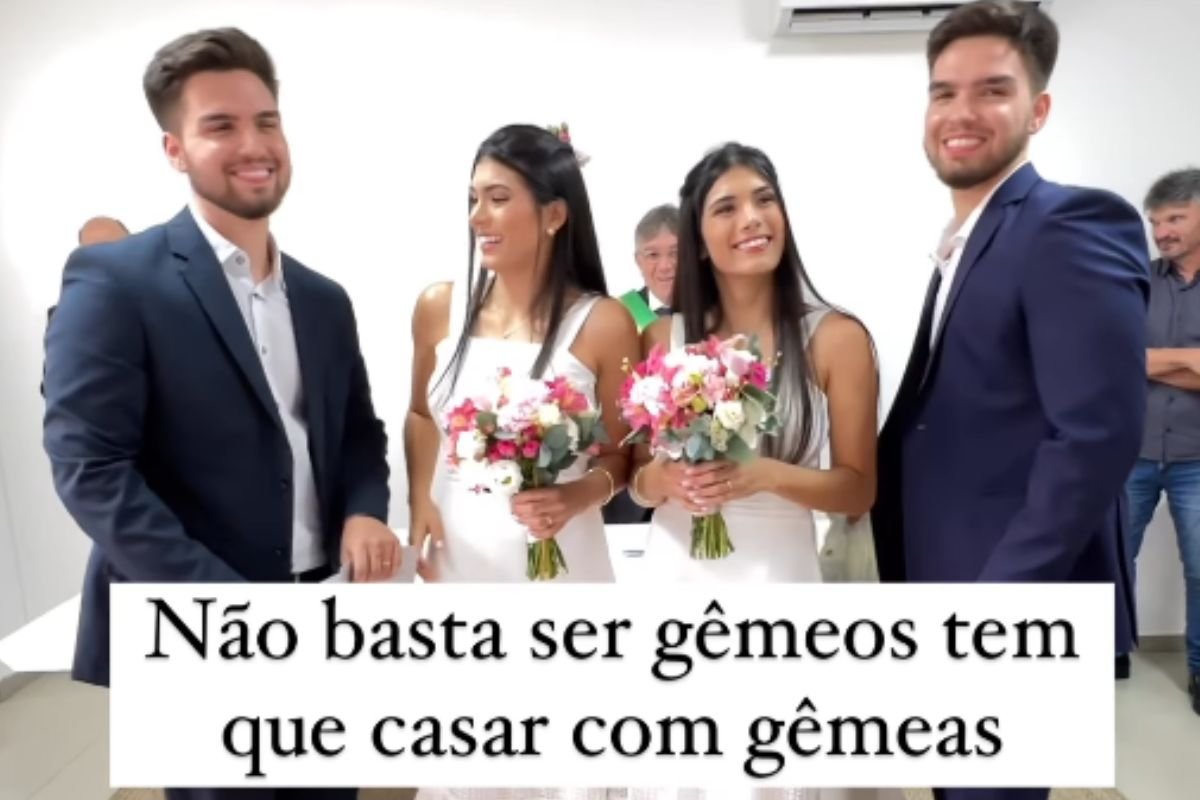 Foto colorida de dois homens e duas mulheres - Metrópoles