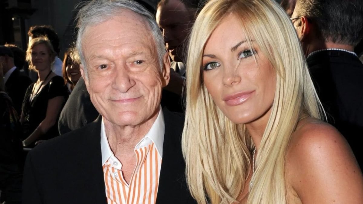 Crystal Hefner e Hugh Hefner, dono da Playboy