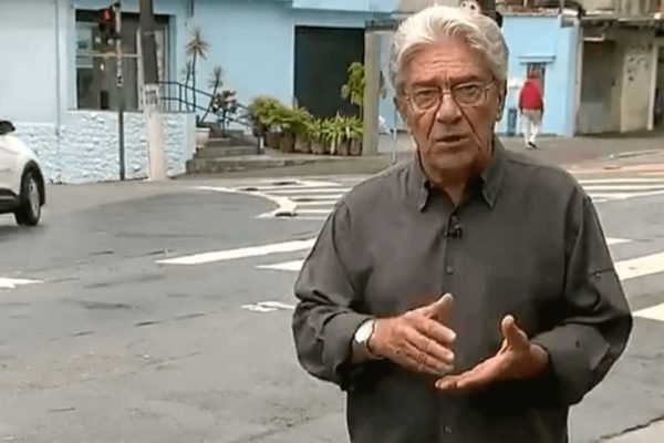O jornalista Afonso Mônaco, da TV Record