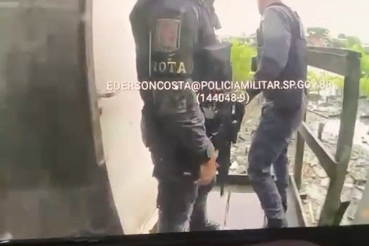 imagem da câmera corporal policial militar de São Paulo Samuel Wesley Cosmo assassinado em SP - Metrópoles