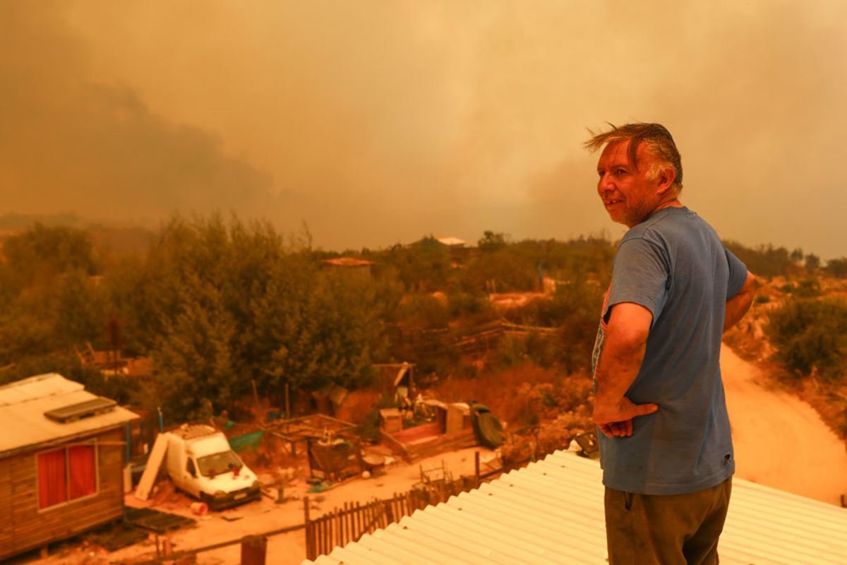 Incêndios florestais no Chile