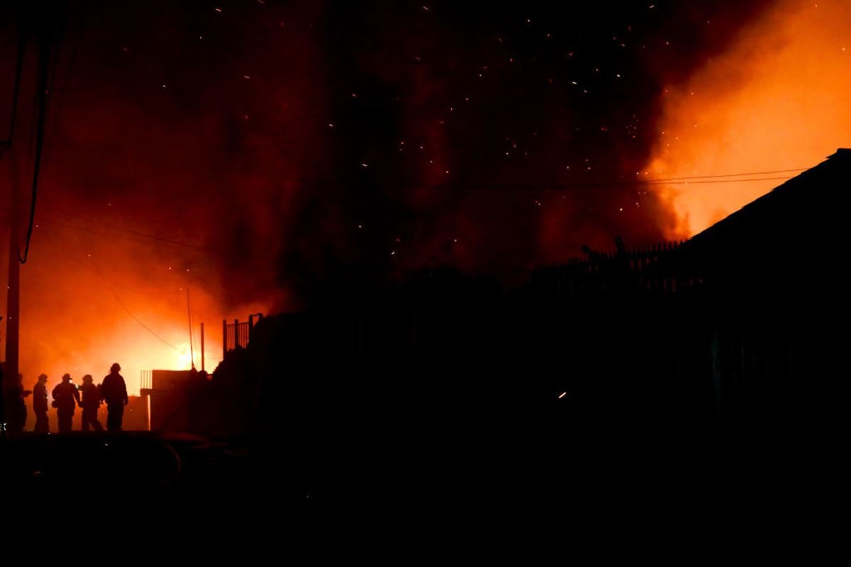 Incêndios florestais no Chile