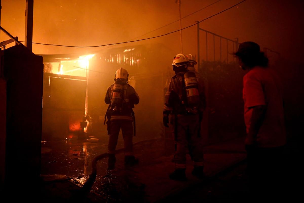 Incêndios florestais no Chile