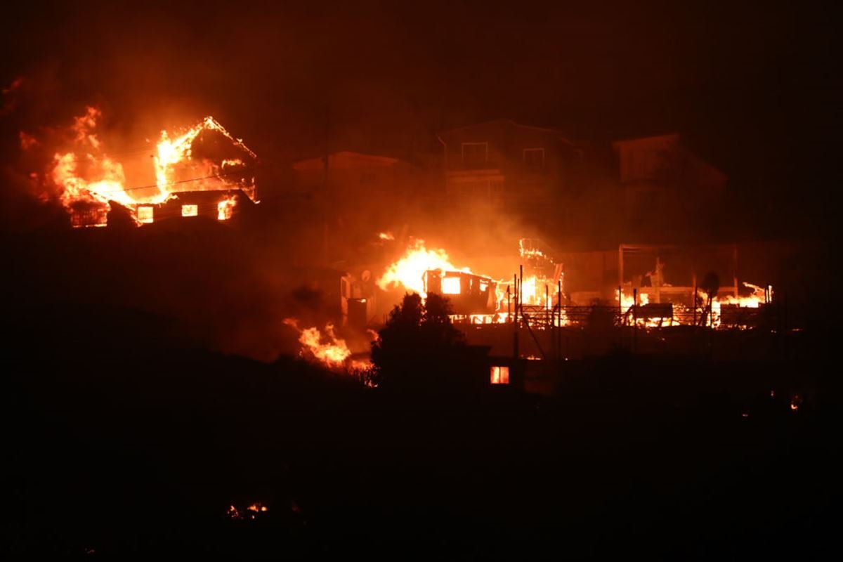 Incêndios florestais no Chile