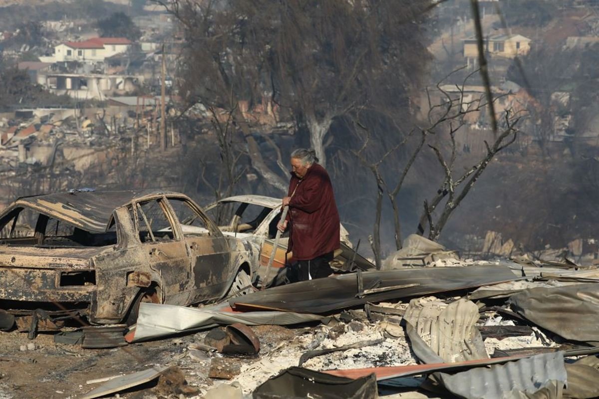 Incêndios florestais no Chile