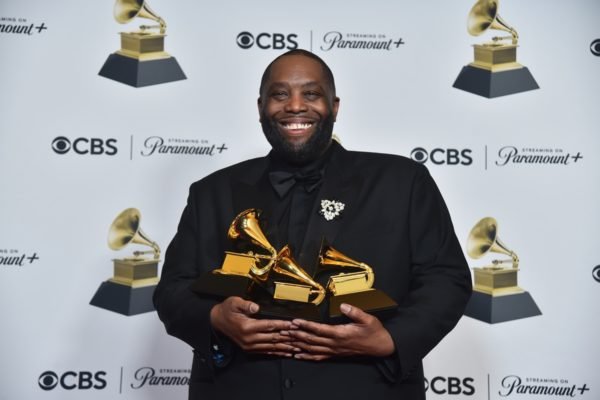 Rapper Killer Mike venceu três troféus Grammy, mas saiu algemado da festa