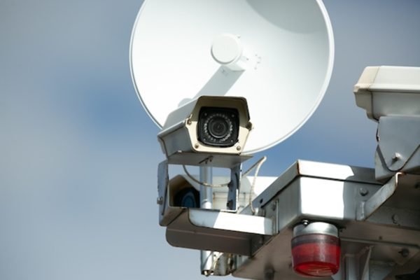 Foto colorida de câmera de segurança no Palácio da Alvorada - Metrópoles