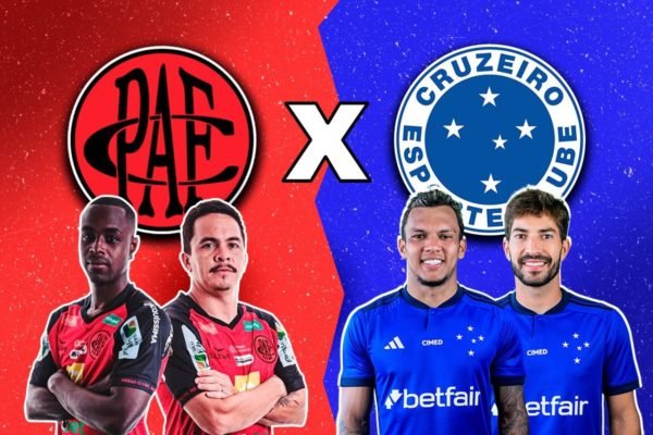 Imagem colorida dos jogadores de Pouso Alegre e Cruzeiro - Metrópoles