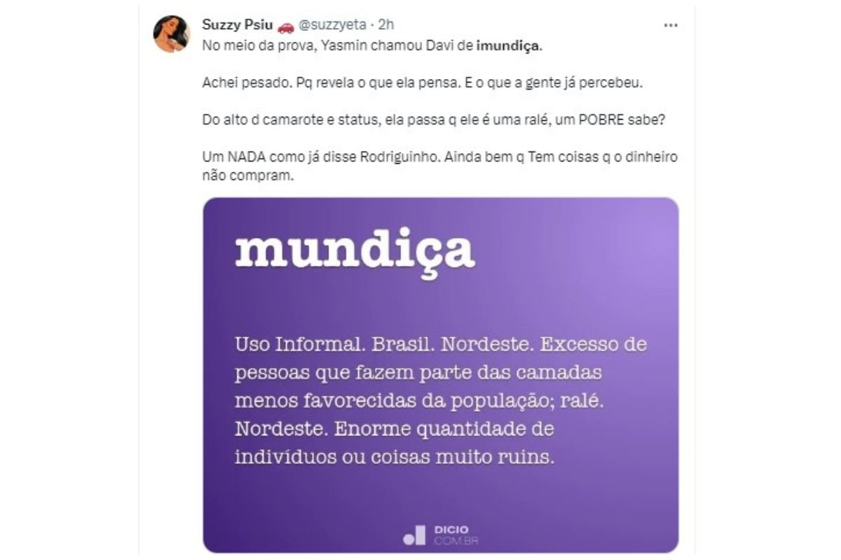 Revolta da imundiça no Twitter - Metrópoles