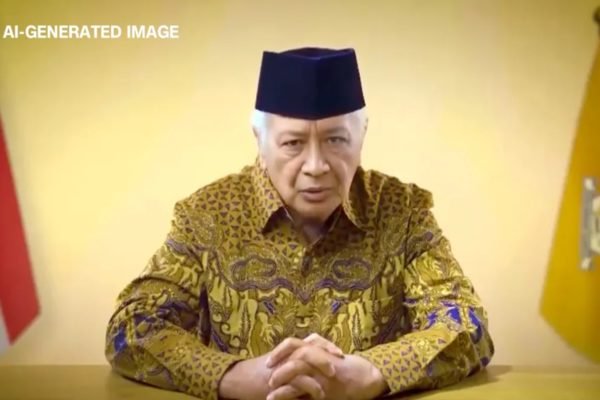 Imagem criada por IA do ditador morto Hadji Mohamed Suharto