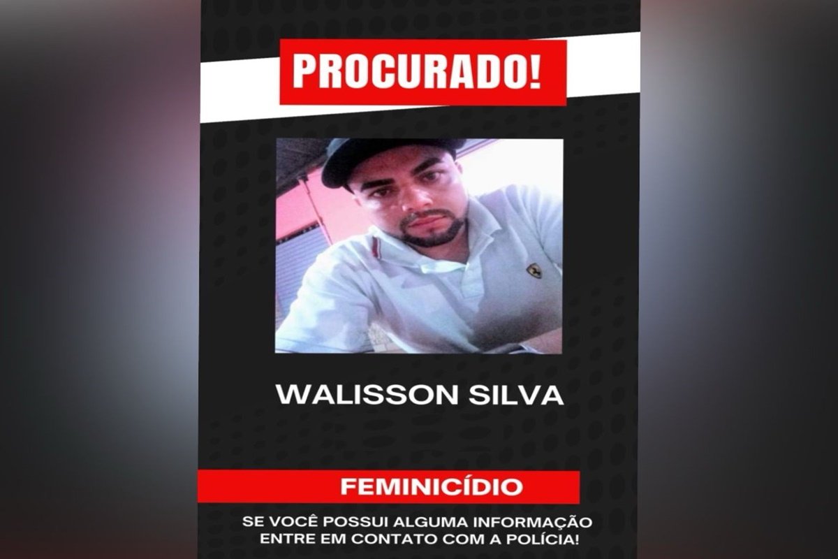 Walisson Silva está foragido após assassinar sua ex-esposa Nayra Suelen