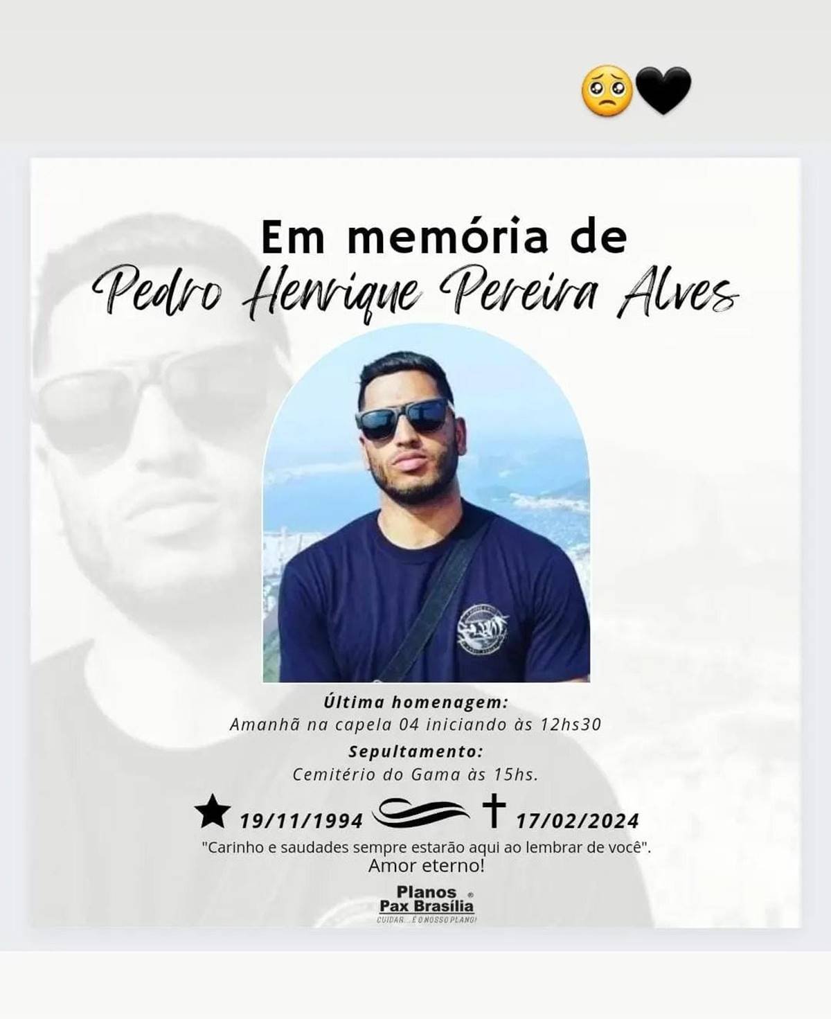 Pedro Henrique morreu afogado em cachoeira da Chapada dos Veadeiros