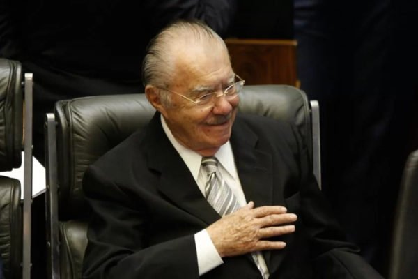 Na imagem , o ex-presidente , José Sarney