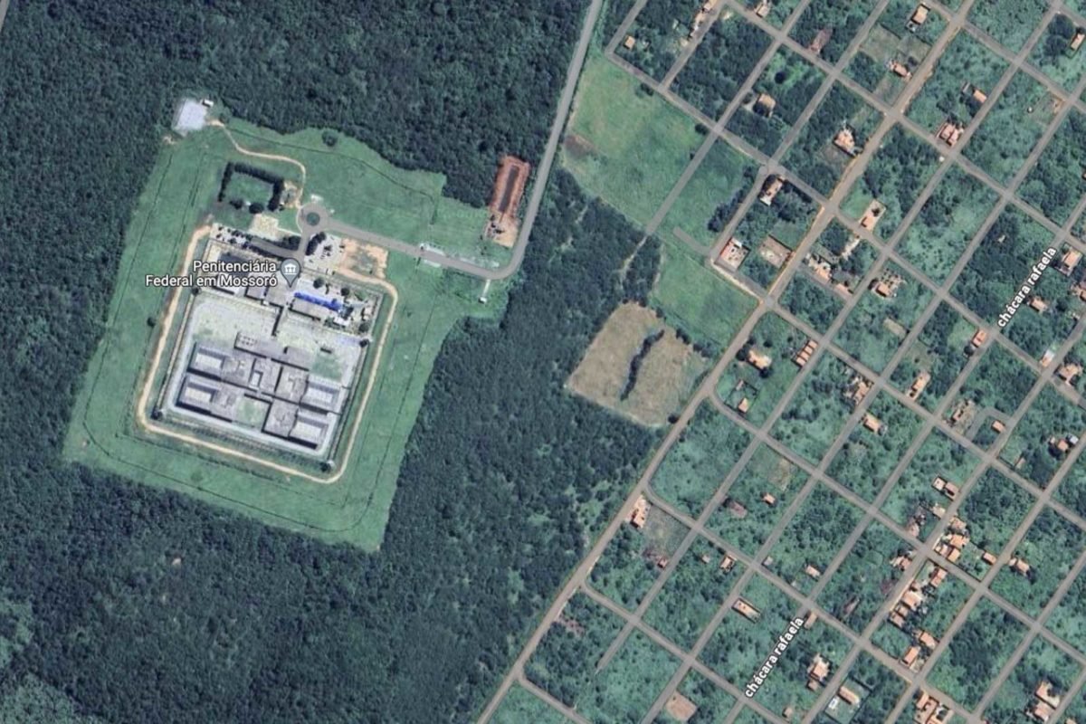 Imagem aérea presidio penitenciária cadeia de mossoró - Metrópoles