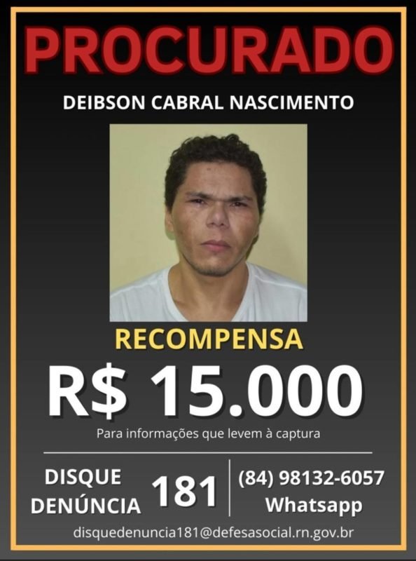 Recompensa Fugitivos Mossoró