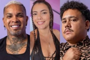 Rodriguinho, Fernanda e Lucas Henrique no BBB 24 - Metrópoles