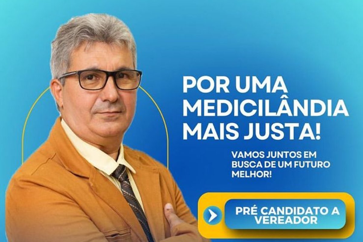 Foto colorida de pré-candidatura do Pastor Daniel - Metrópoles