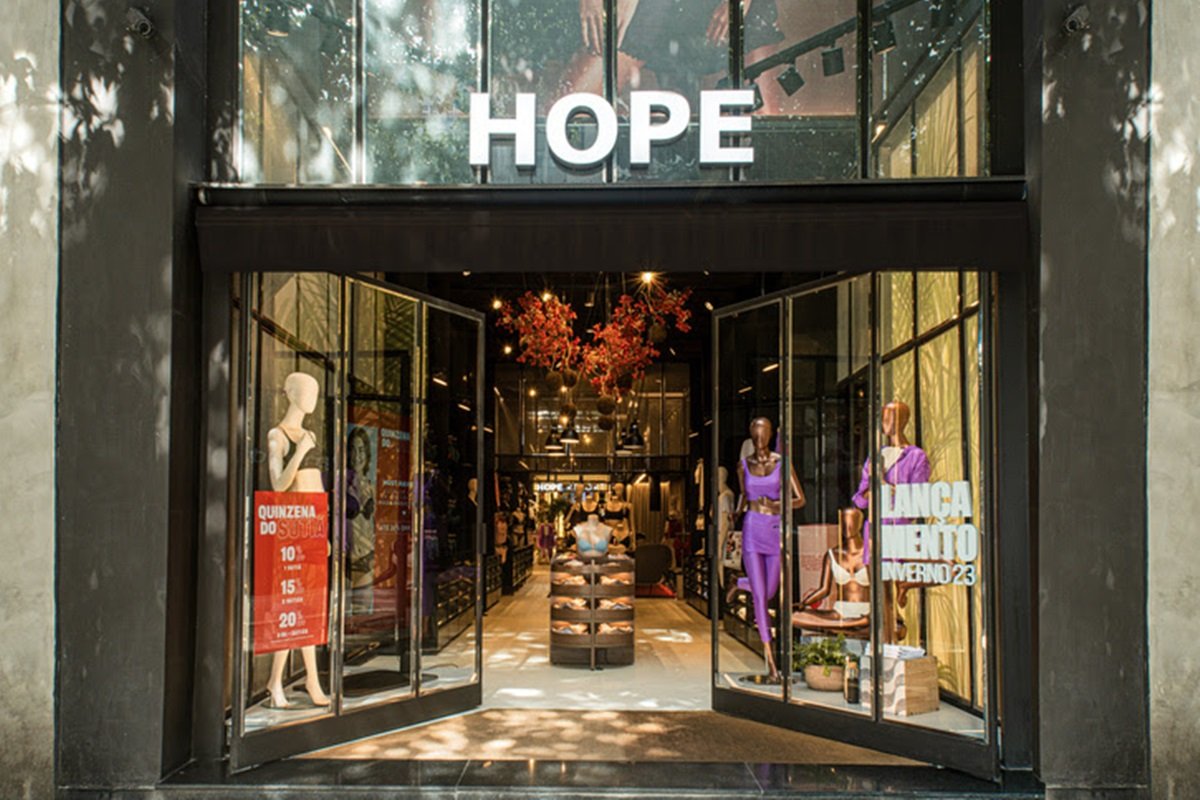 Hope marca de store roupa