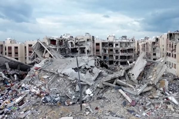 Destroços do Norte de Gaza