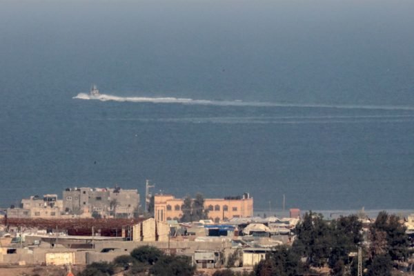 Costa da Faixa de Gaza que pode ser usada para corredor humanitário marítimo
