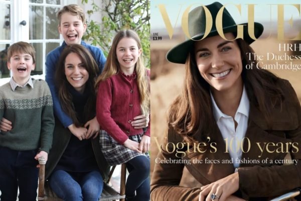 Internautas enxergam semelhanças entre fotos de Kate Middleton