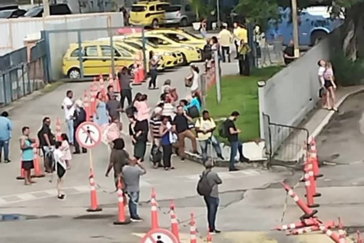 Imagem colorida da rodoviária do Rio de Janeiro - Metrópoles