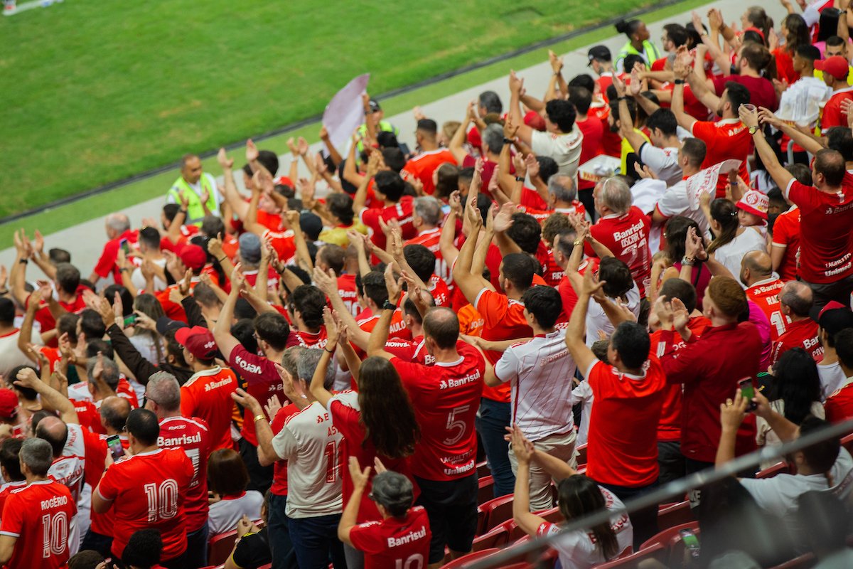 Camarote Metropoles no jogo entre Nova Iguaçu e Internacional