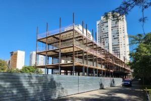 IMAGEM DA OBRA DO PRÉDIO DO MPSP EM CONSTRUÇÃO NA BARRA FUNDA - METRÓPOLES