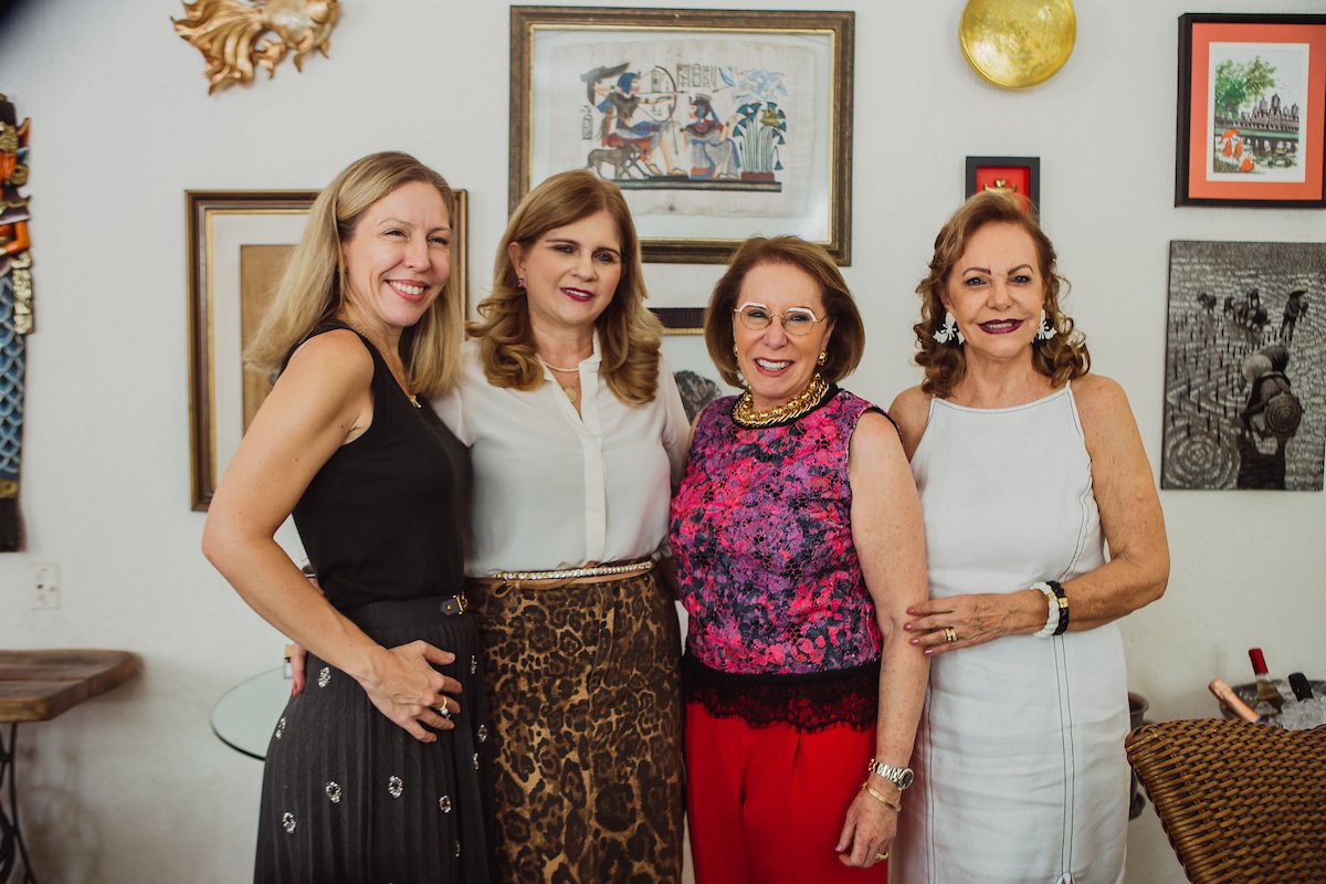 Suleica Hagen, Glaucia Benevides, Janete Vaz e Bet Campos