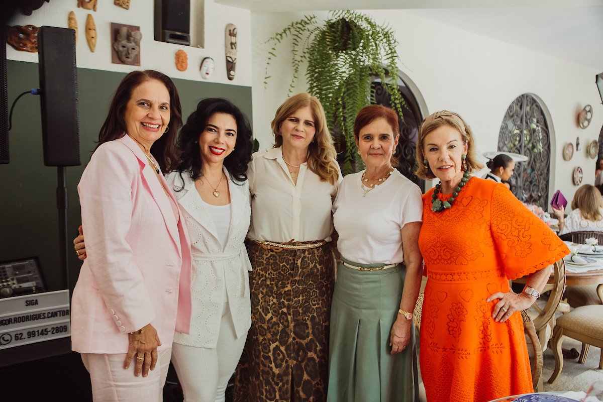 Glaucia Ferrer, Suely Nakao, Glaucia Benevides, Mônica Oliveira e Tereza Neves