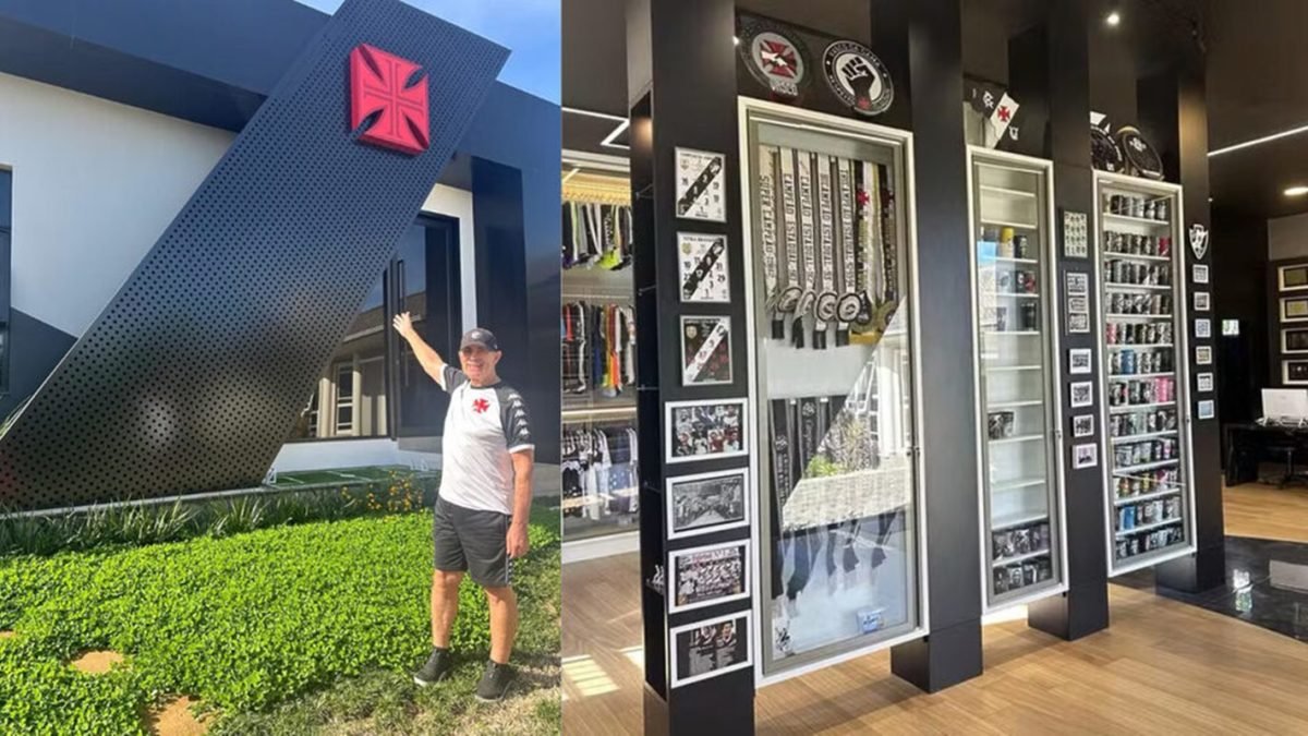 Imagem colorida de Batista Freita, torcedor do Vasco que construiu santuário em Santa Catarina - Metrópoles