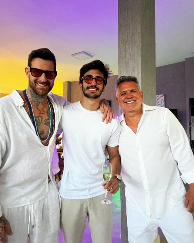 Foto colorida de Bento Morais, filho de Glória Pires e Orlando Morais - Metrópoles