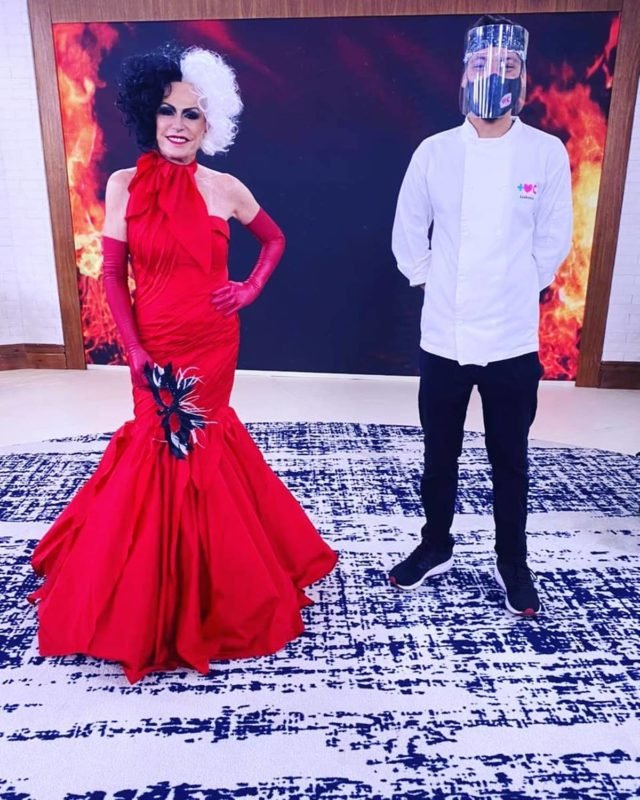 Foto colorida de Ana Maria com Gabriel - Metrópoles