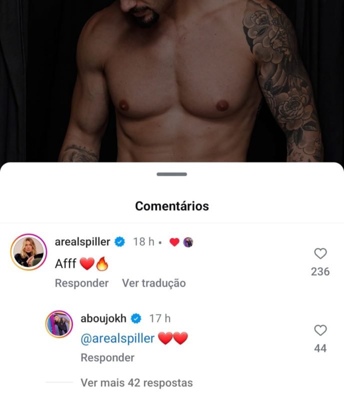 Print do flerte de Leticia Spiller em post do ex-BBB Nizam - Metr&oacute;poles