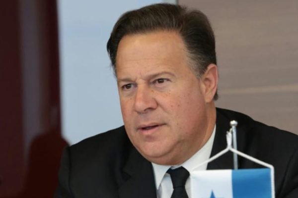 O ex-presidente do Panamá Juan Carlos Varela