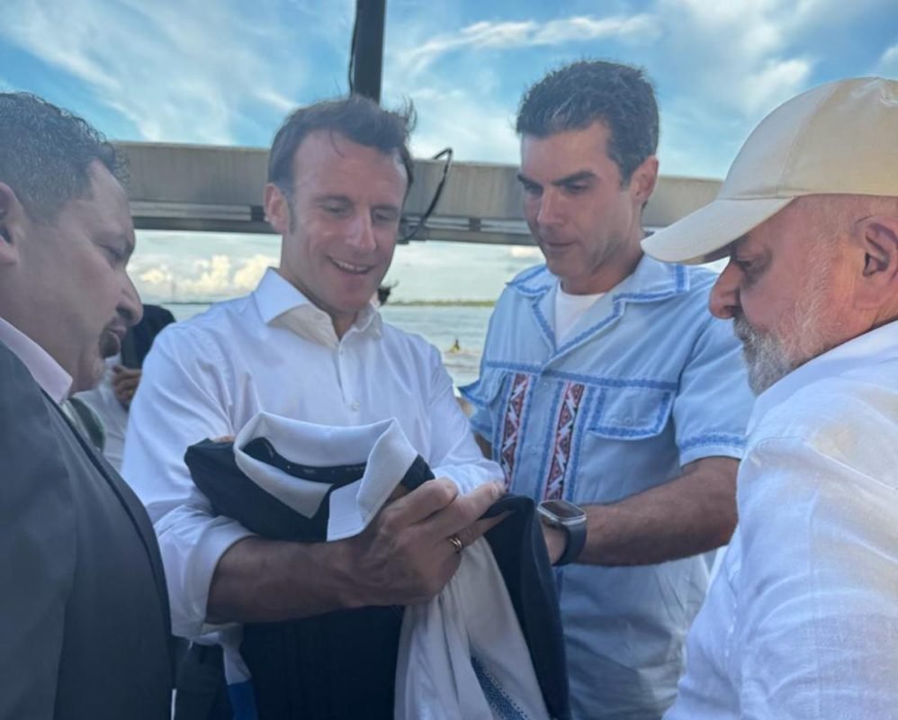 Visita do presidente Francês, Emmanuel Macron, ao Pará