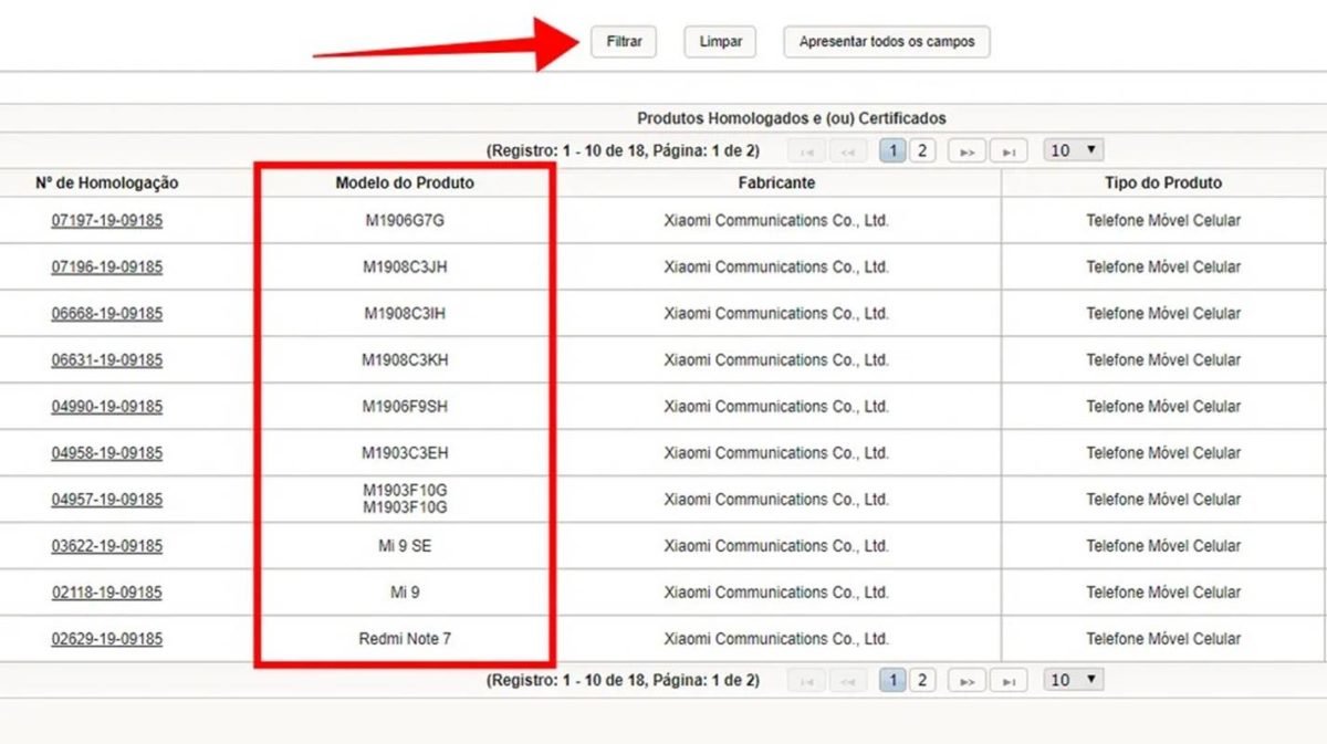 imagem colorida passo a passo para saber se celular é homologado anatel