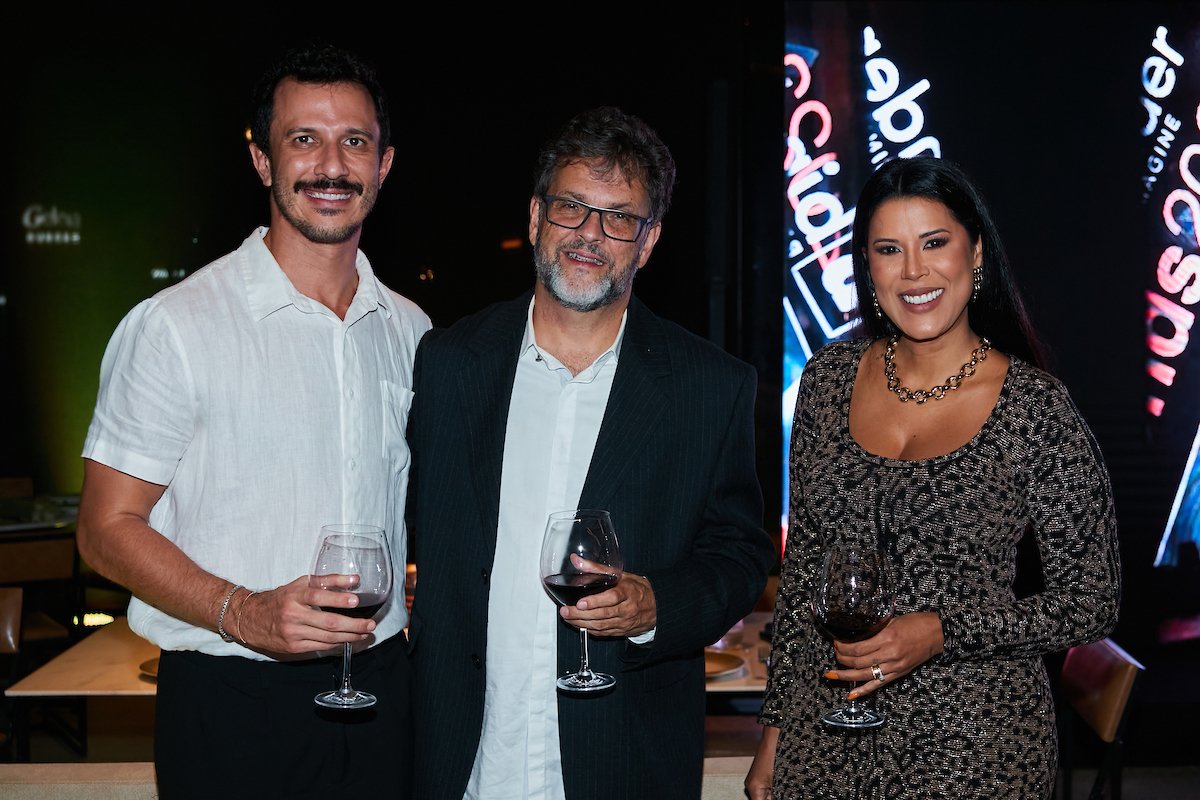 Bruno Sellain, Glaucio Binder e Lorena Oliveira