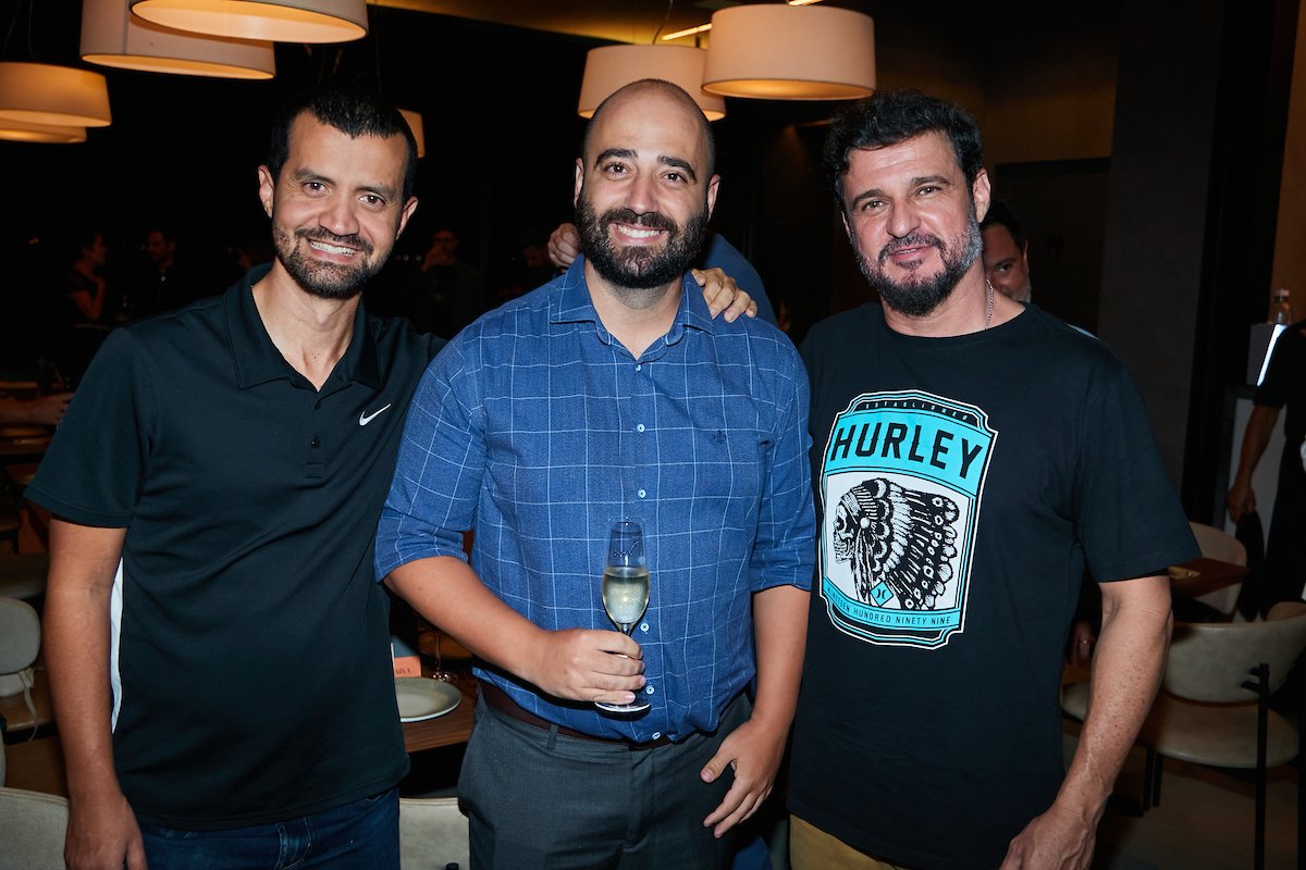 Roger Machado, Rafael Mendes e Valberto Dantas