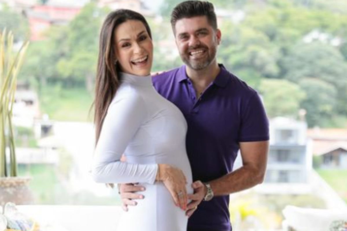 Nadja Haddad com o marido, Danilo Joan