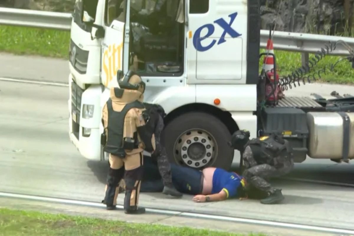 Motorista admite que sequestro com falsa bomba no Rodoanel foi armação