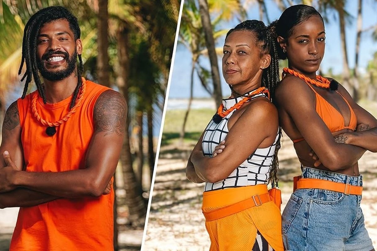 Imagem colorida da Família Lopes, do Ilhados com a Sogra 3 - Metrópoels