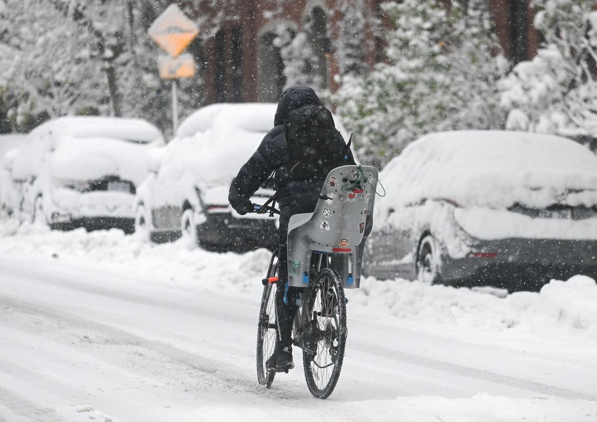 foto com cor. frio no canadá - metrópoles