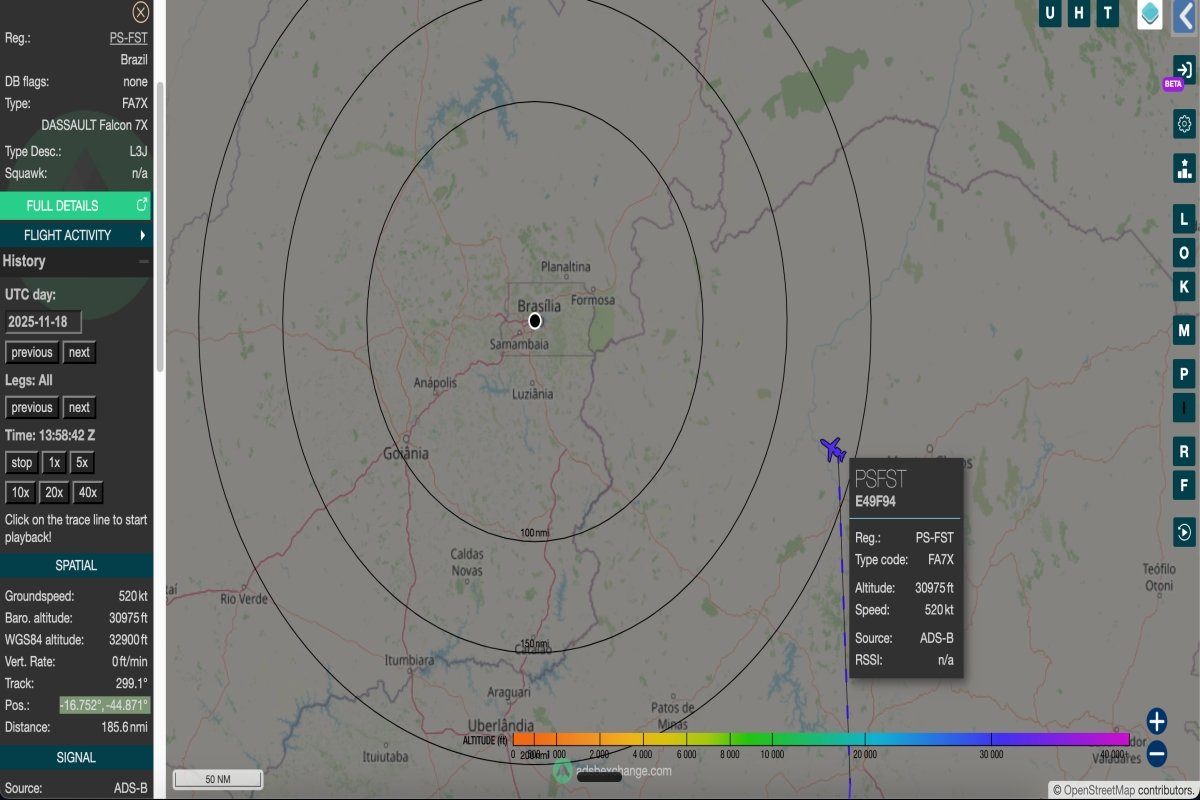 Aeronave de Daniel Vorcaro do Banco Master apreendida pela Polícia Federal
