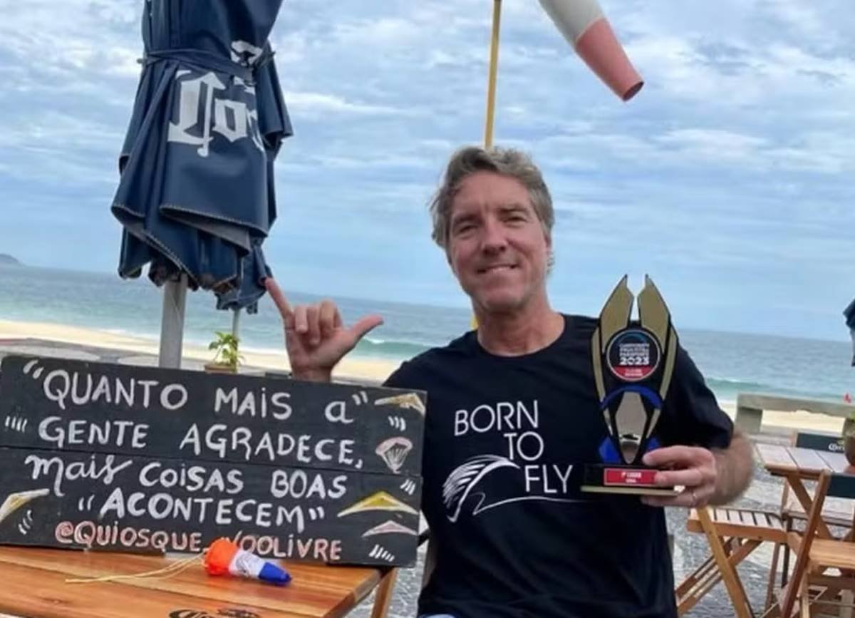 Phil Haegler morre em acidente de parapente no Rio de Janeiro